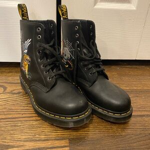 Embroidered Dr Martens 1460 souvenir